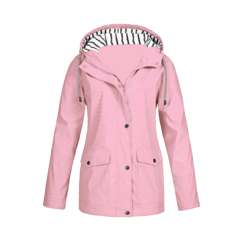 Dames Regenjack Waterdicht en Warm - Mode Vibes