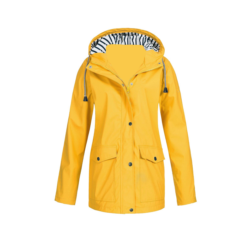 Dames Regenjack Waterdicht en Warm