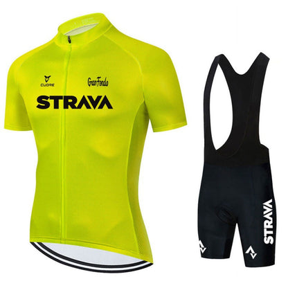 Kobe | Set Combinato Abbigliamento Ciclismo Uomo con Maglia e Pantaloni Traspiranti 4