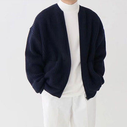 Heren Vest Casual Mode Donkerbruin Leer
