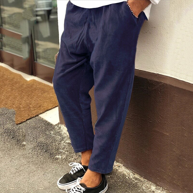 Comfortabele Corduroy Broek voor Heren – Casual & Veelzijdig