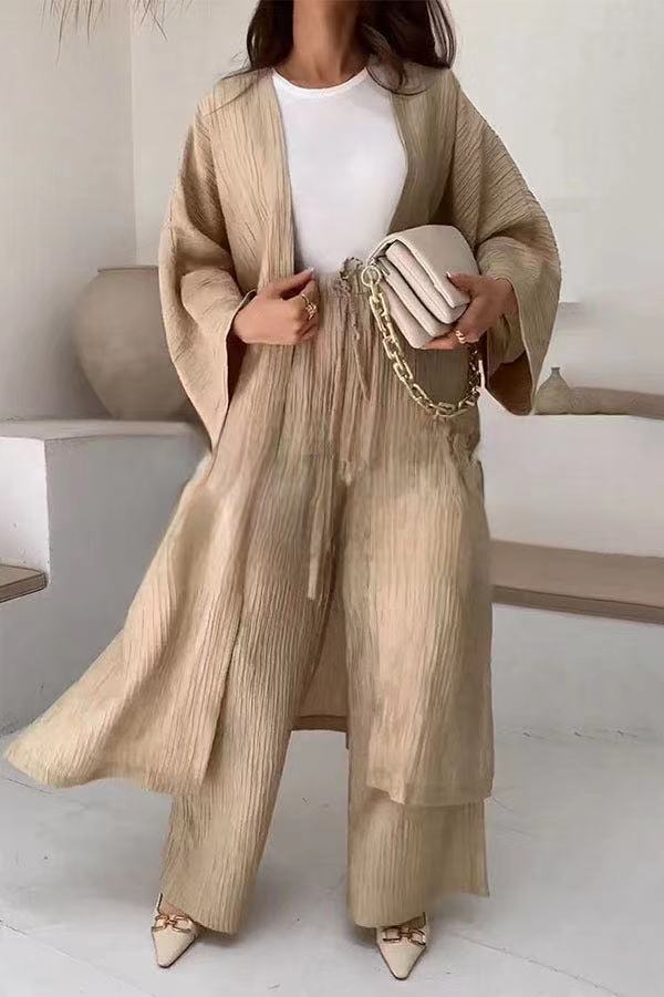 Noemi | Set di pantaloni e cardigan rilassato