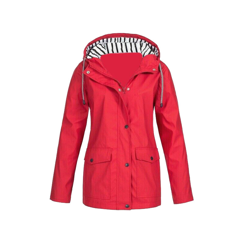 Dames Regenjack Waterdicht en Warm
