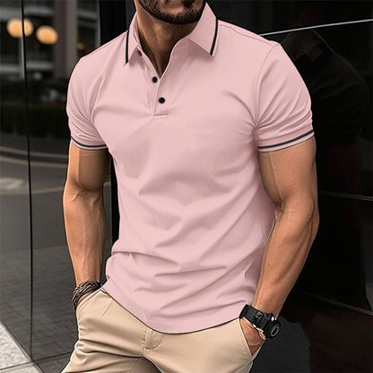 Heren Polo Shirt Slim Fit Katoen Casper