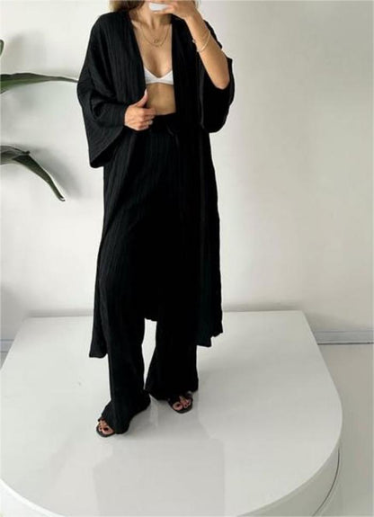 Noemi | Set di pantaloni e cardigan rilassato