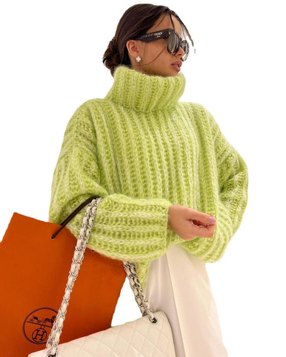 Dames Oversized Trui Grof Gebreid Zacht Colmodel
