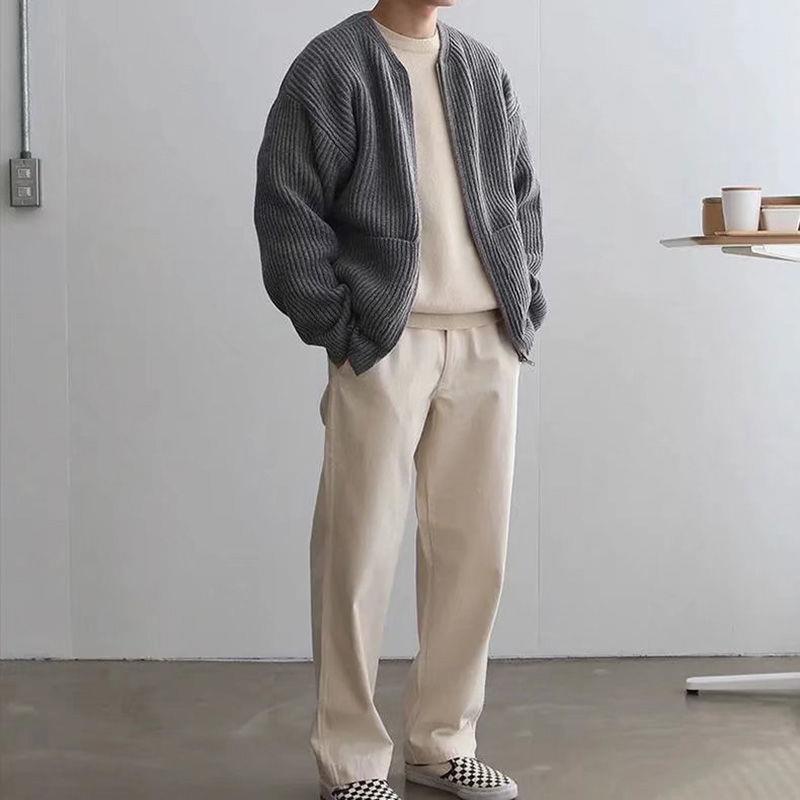 Heren Vest Casual Mode Donkerbruin Leer
