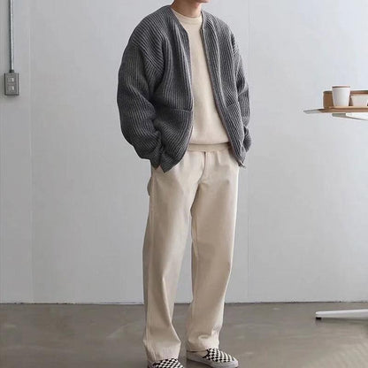 Heren Vest Casual Mode Donkerbruin Leer