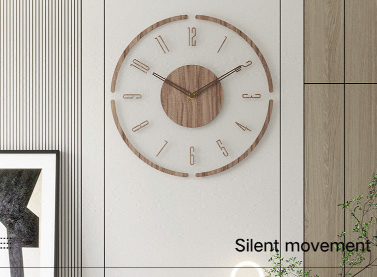 Houten Wandklok Scandinavisch Design Modern