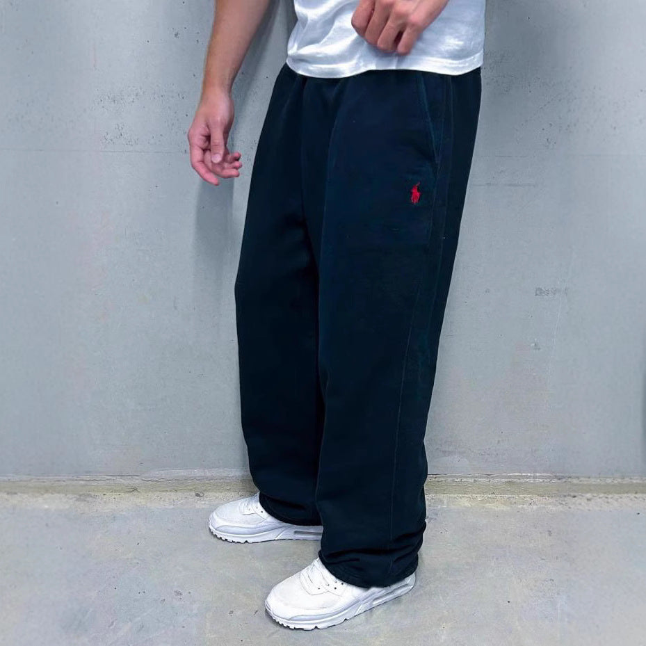 Heren Klassieke Fleece Joggingbroek met Zijzakken