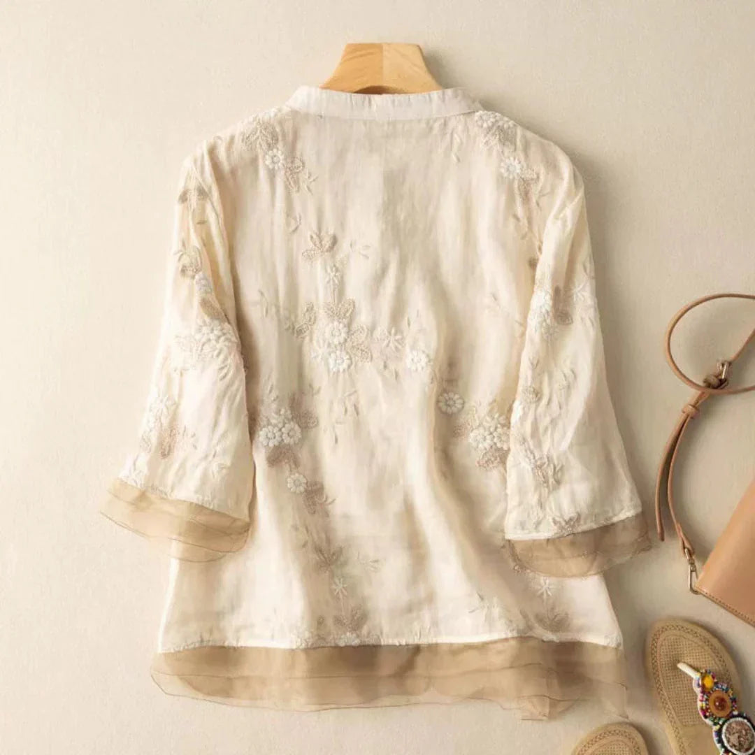 Dames Blouse Transparant Vrouwelijk Model