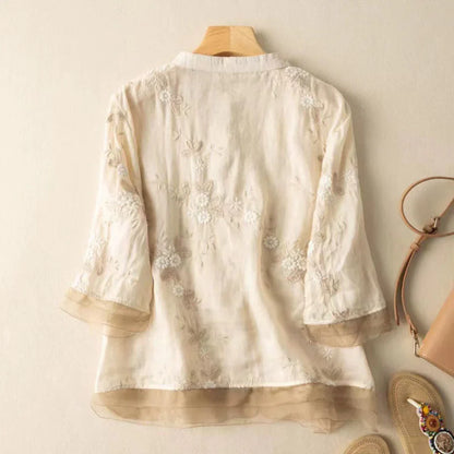 Dames Blouse Transparant Vrouwelijk Model