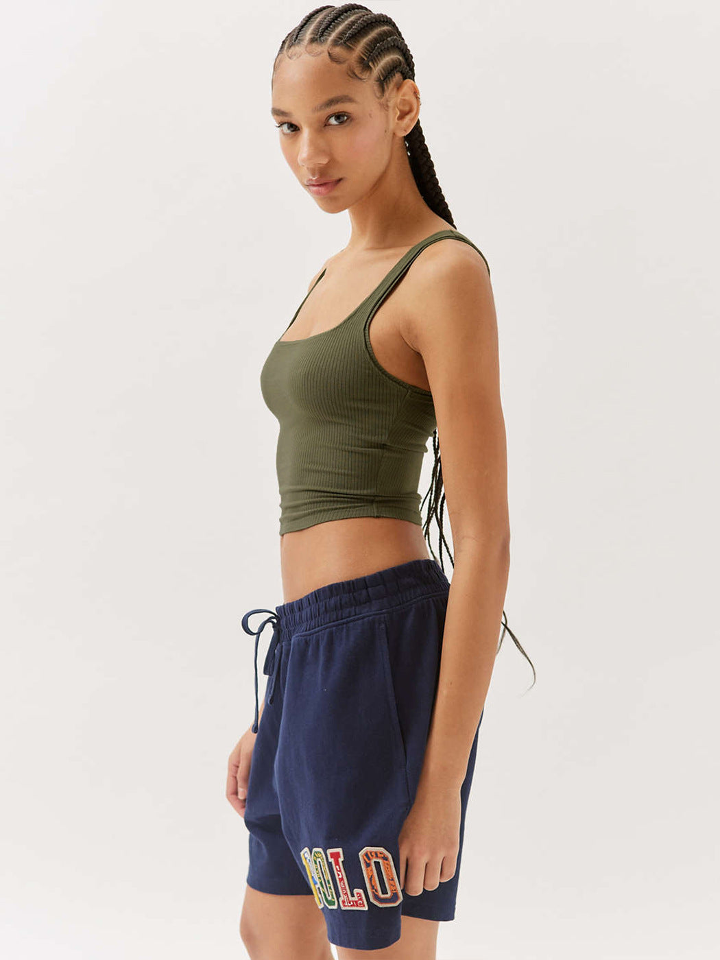 Dames Tanktop Geribbeld Zomer Top Trendy Kleding