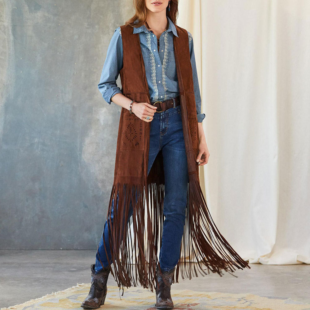 Olivia | Gilet Lungo Donna-1