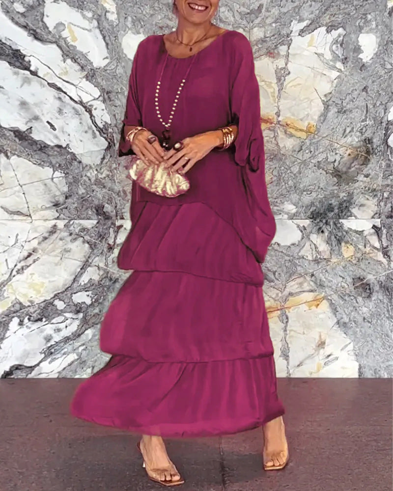 Leilany Elegant Dress - Classic Design for Ceremonial Occasions-5