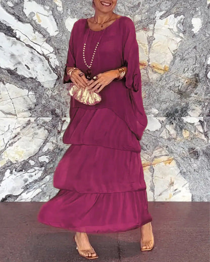 Leilany Elegant Dress - Classic Design for Ceremonial Occasions-5