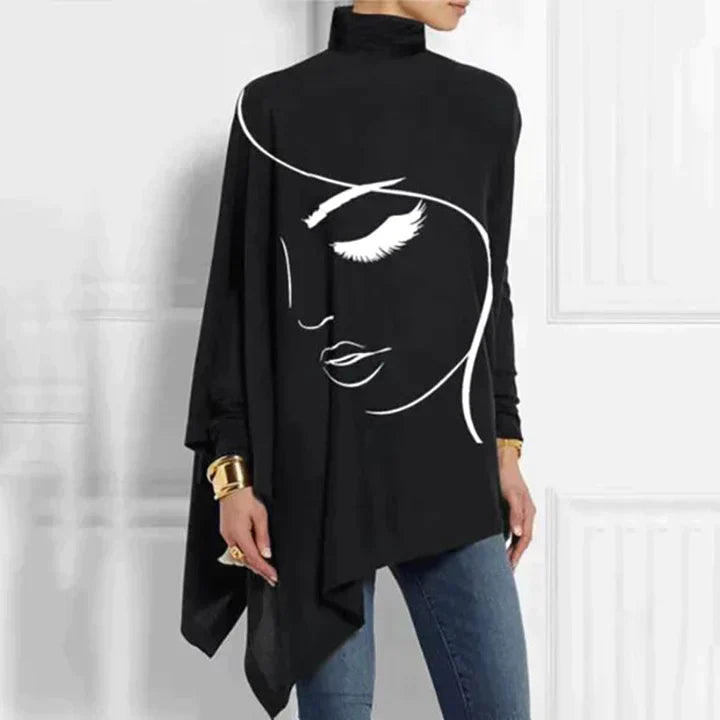 Vrouwelijke Roljurk met Bloemenprint Elegante Stijl - Mode Vibes
