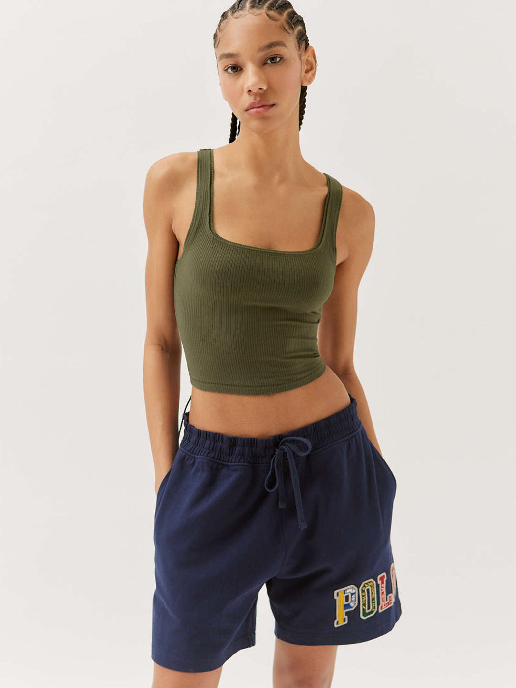 Dames Tanktop Geribbeld Zomer Top Trendy Kleding