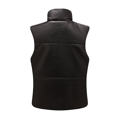 Dames Bodywarmer Warm Gewatteerd Hoge Kraag
