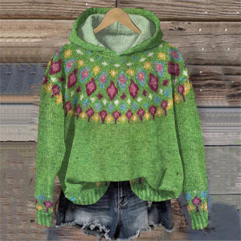 Dames Sweatshirt met Capuchon 3D Print