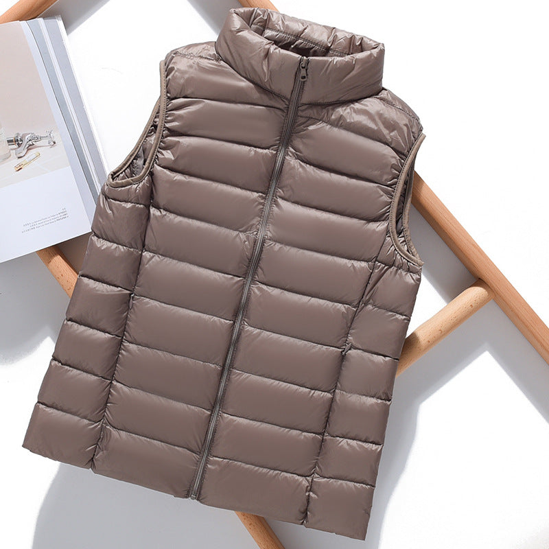 Dames Kleurrijke Puffer Bodywarmers - Lichtgewicht voor Lente en Herfst