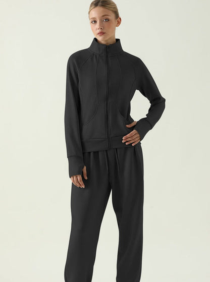 Sportieve Zipjack met Staande Kraag voor Dames - Mode Vibes