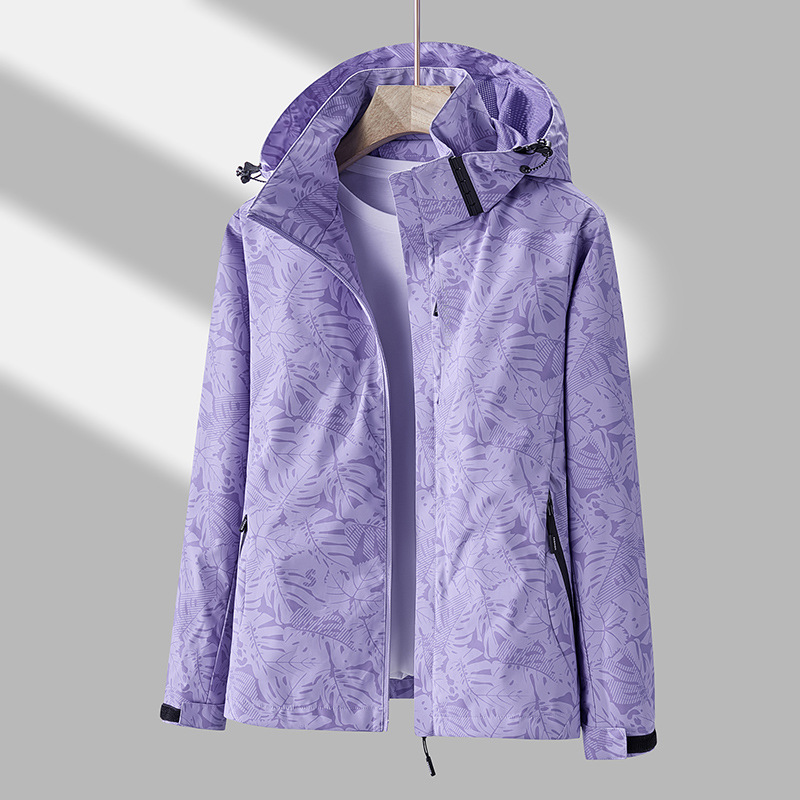 Dames Hooded Jacket Waterdicht Ritsjas Modern Design
