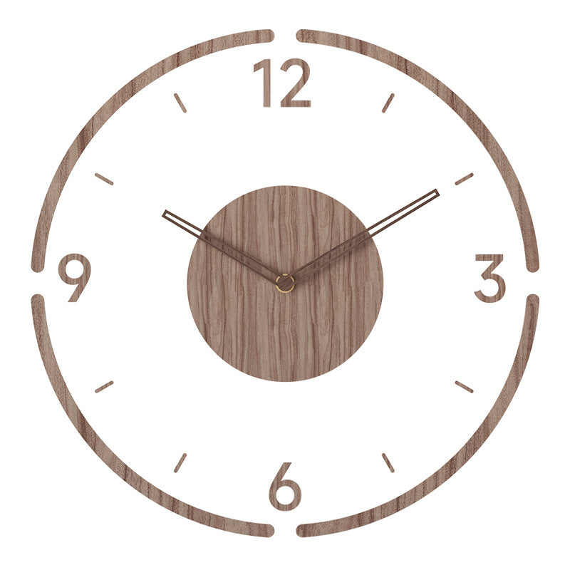Houten Wandklok Scandinavisch Design Modern