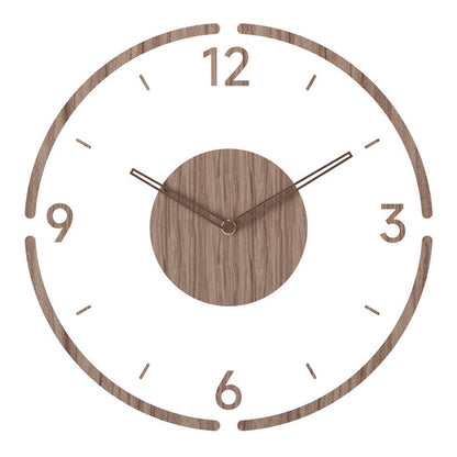 Houten Wandklok Scandinavisch Design Modern