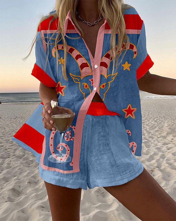 Jorelle – Dames Zomerset met Top en Shorts