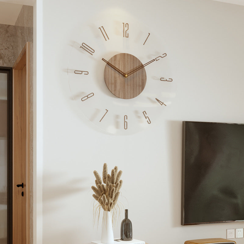 Houten Wandklok Scandinavisch Design Modern