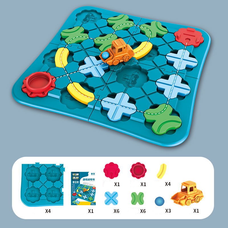 Treinspoorset TrackMaze voor Kinderen Creatief Spelen
