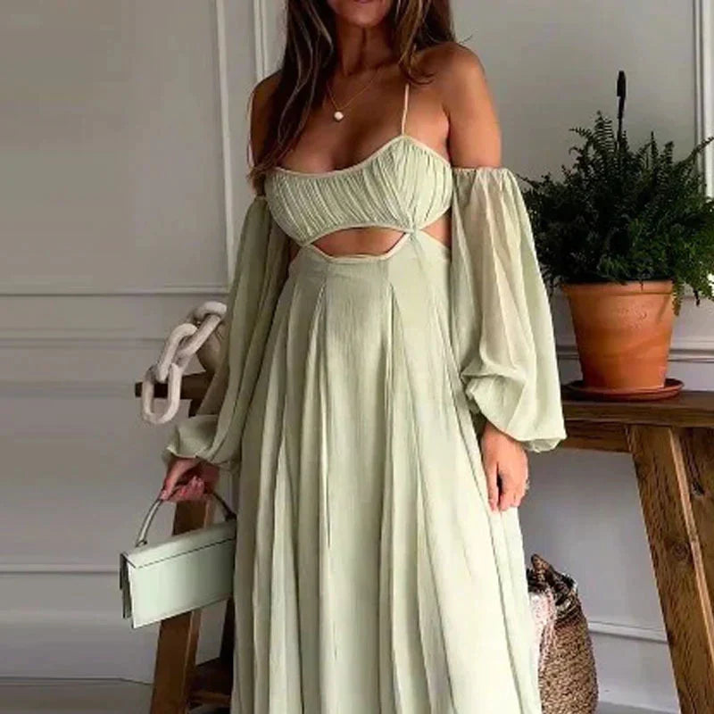 Jurk Zonder Rug Casual Zomerjurk voor Vrouw