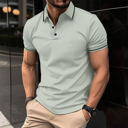 Heren Polo Shirt Slim Fit Katoen Casper