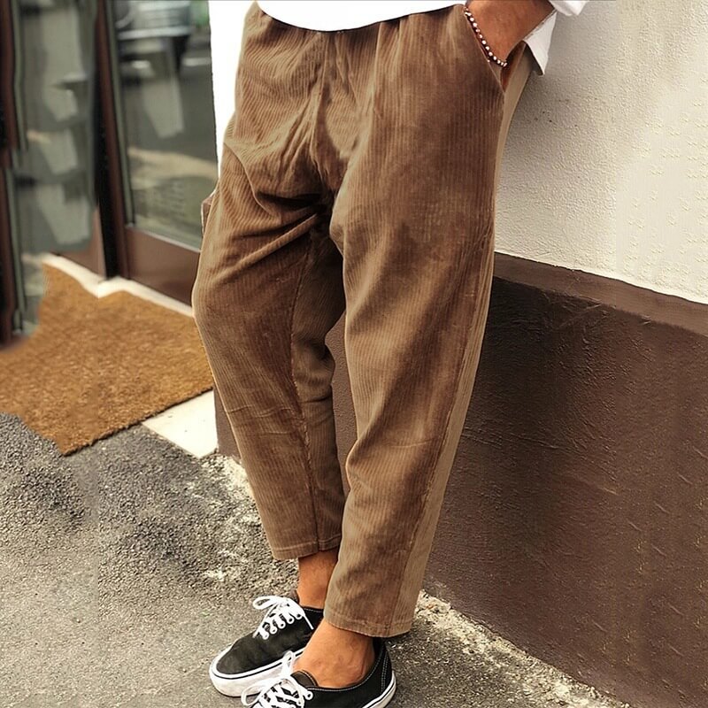 Comfortabele Corduroy Broek voor Heren – Casual & Veelzijdig