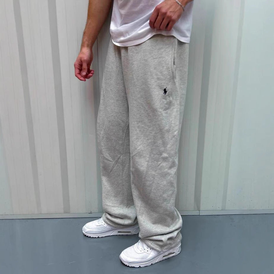 Heren Klassieke Fleece Joggingbroek met Zijzakken