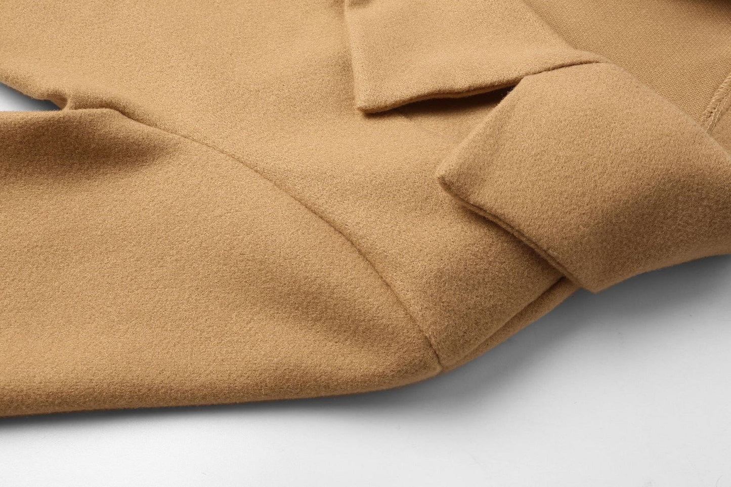 Dames Jas Double-Breasted Wollook Lange Coat