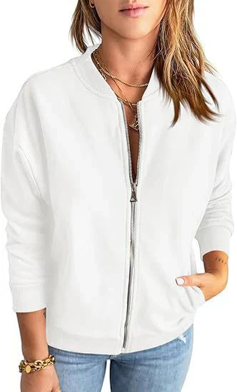 Dames Overgangsjas Rits Modern Elegant