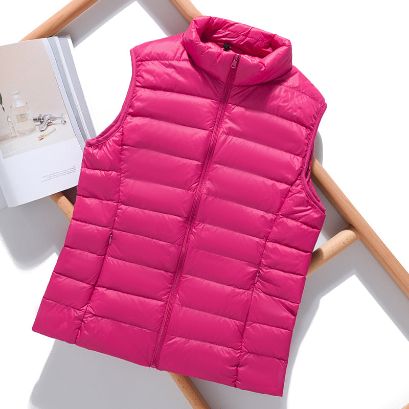 Dames Kleurrijke Puffer Bodywarmers - Lichtgewicht voor Lente en Herfst