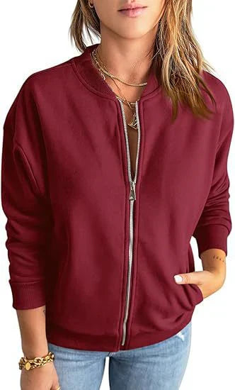 Dames Overgangsjas Rits Modern Elegant