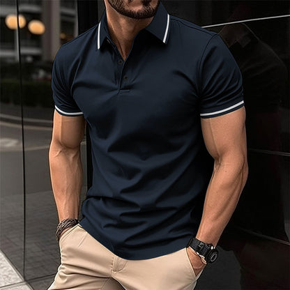 Heren Polo Shirt Slim Fit Katoen Casper