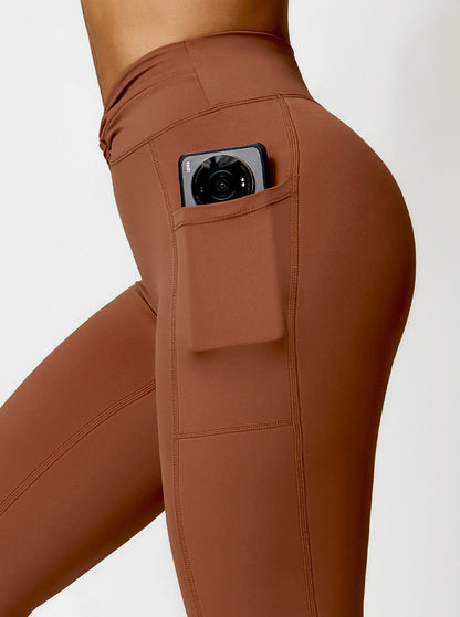 Hoge Taille Flared Leggings voor Vrouw Met Slank Makend Effect
