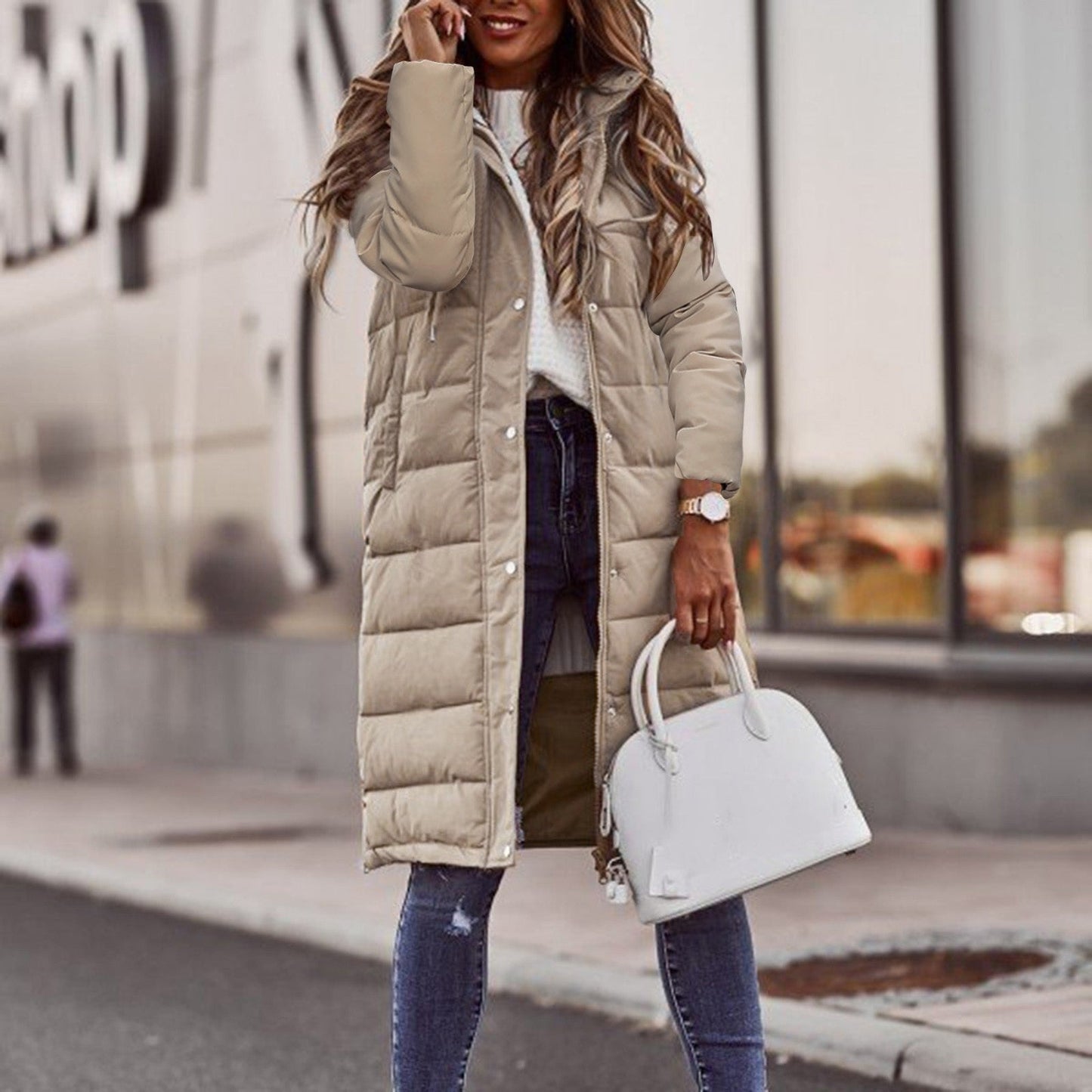 Cielo | Cappotto elegante in cotone