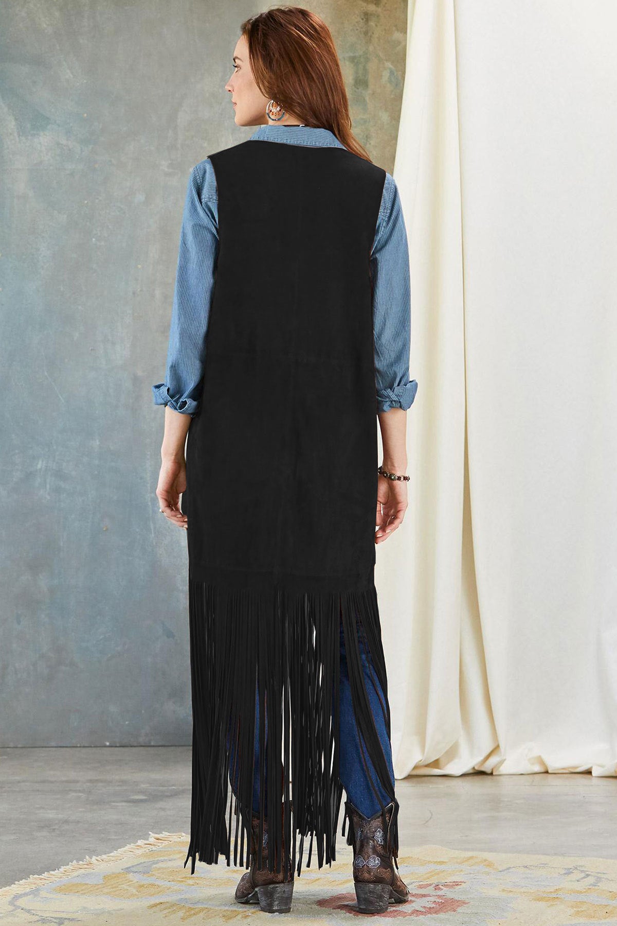 Olivia | Gilet Lungo Donna-5