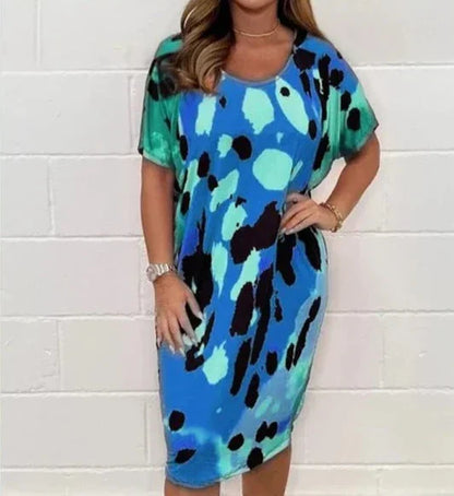 Jurk met Luipaardprint Zomerjurk Casual Vrouwelijk