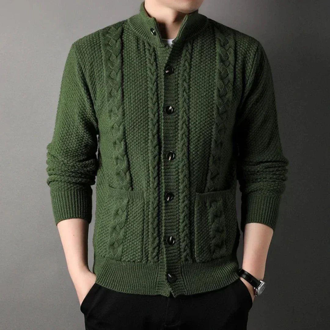 Stijlvol Gebreid Herenvest Raf Design