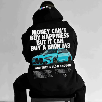Sportieve Hoodie met Autoprint en Typografie