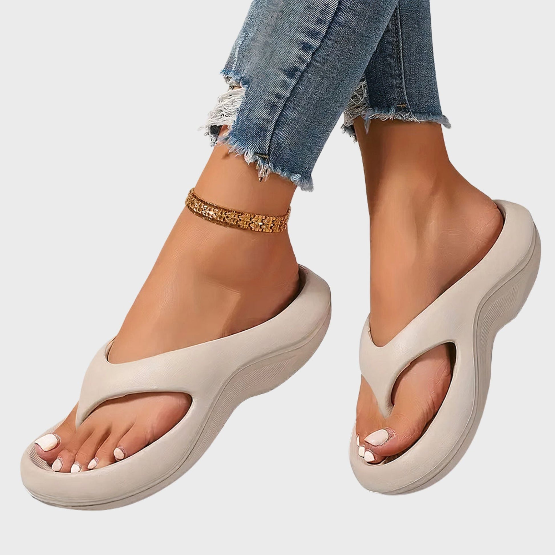Dames Sandalen Met Voetboogsteun Comfortabele Pasvorm - Mode Vibes
