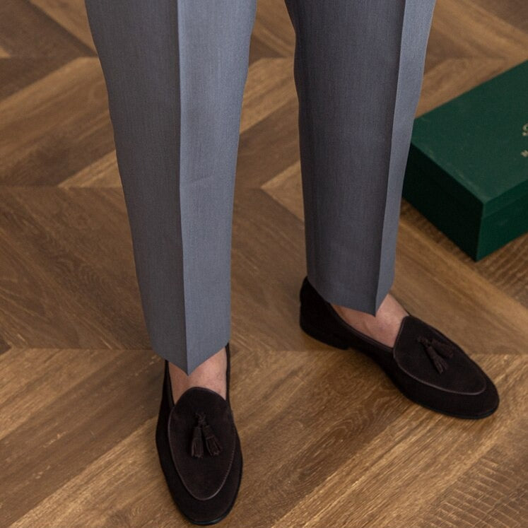 Heren Broek Casual met Gesp voor Dagelijks Gebruik