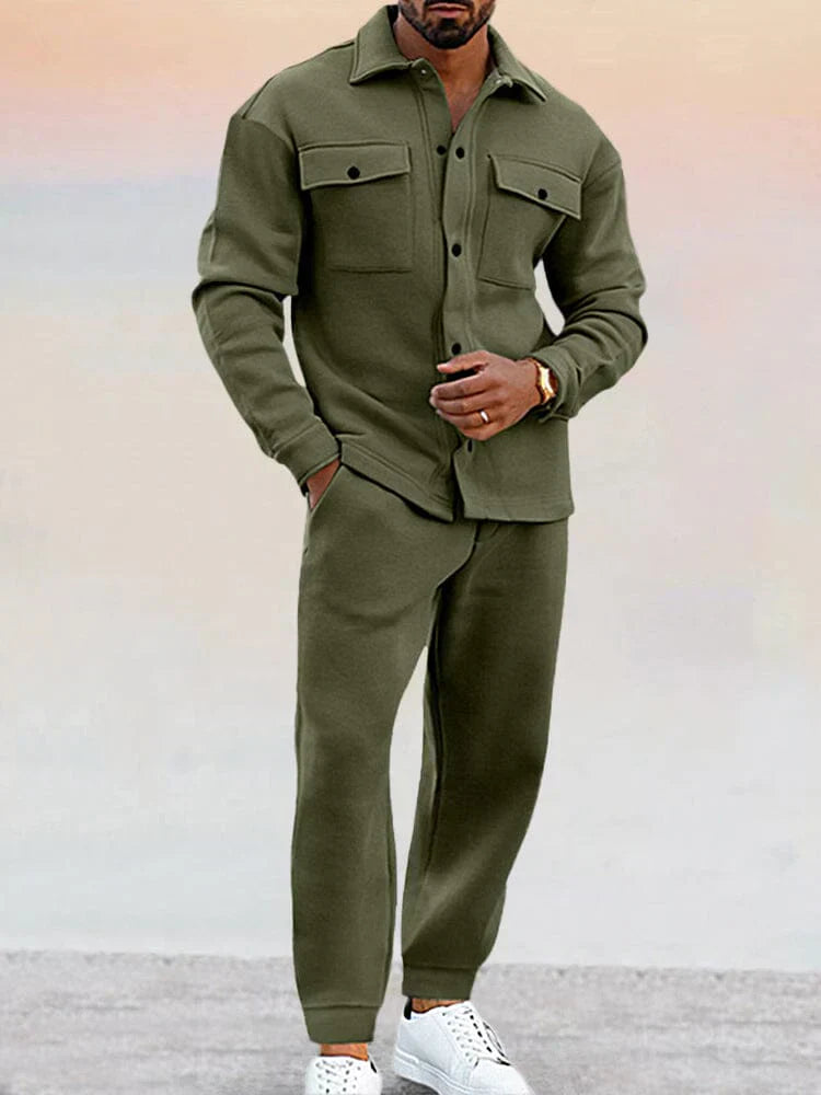 Heren Tweedelige Casual Kleding Set